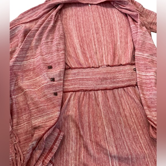 Free People Take a Bow Fringe cardigan Size S/P - Picture 12 of 16